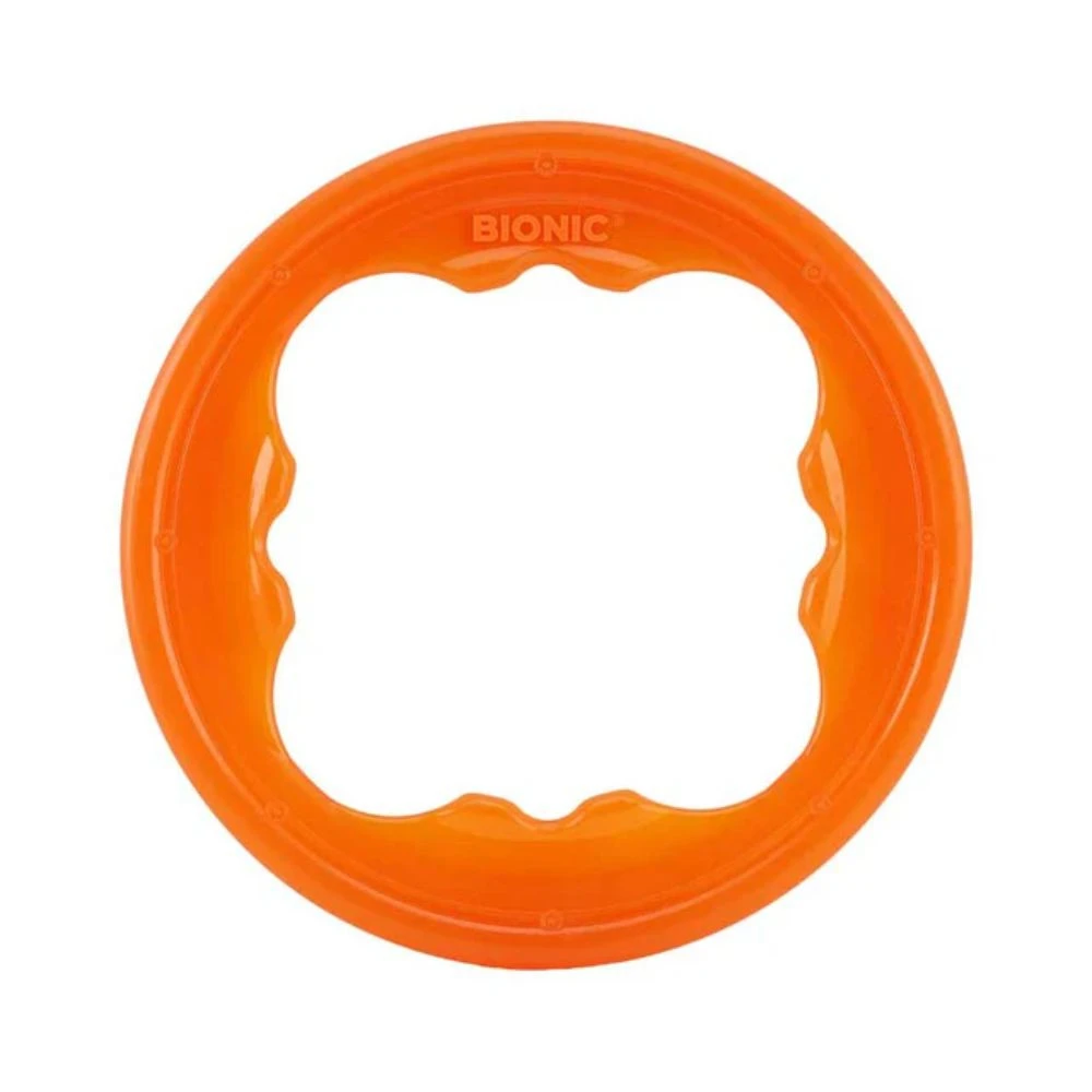 BIONIC Juguete Ultra Resistente Aro Toss-N-Tug Turbo para Perros Juguetes para perros Patitas&co
