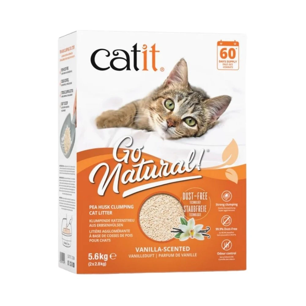 Catit Arena Go Natural Vainilla para Gatos Arena, areneros y empapadores para gatos Patitas&co