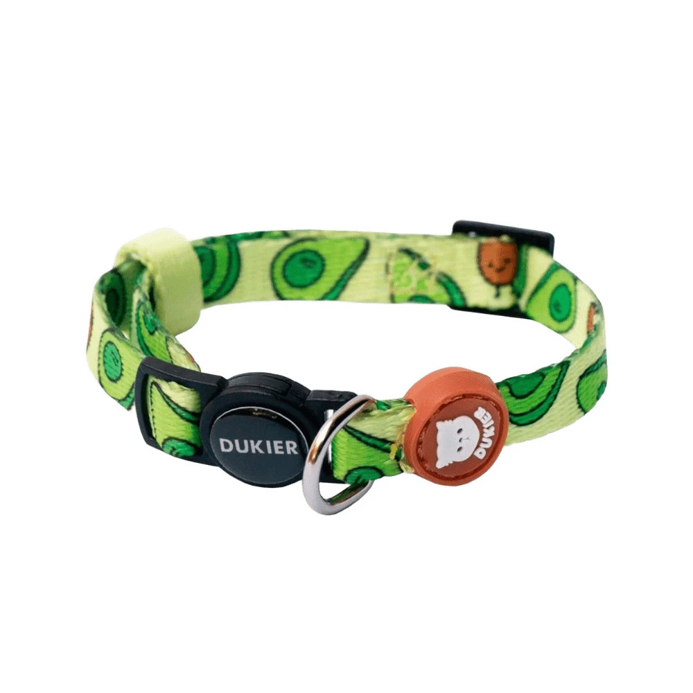 Dukier Collar para Gato Avocado Collar, Correa y Arnes para Gatos Patitas&co