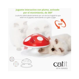 Catit Juguete Interactivo Seta para Gatos Juguetes para gatos Patitas&co
