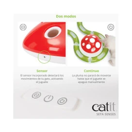 Catit Juguete Interactivo Seta para Gatos Juguetes para gatos Patitas&co