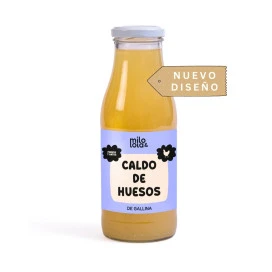 Milo y Lola Caldo de Huesos de Gallina Caldos y Toppers para Perros Patitas&co