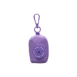 Dukier Porta Bolsas Morado para Perros Collar, Correa y Arnes Perro Patitas&co
