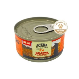 Acana Wet Salmon y Pollo Comida Humeda Natural 85g Gato Comida húmeda para gatos Foto Frontal Patitas&co