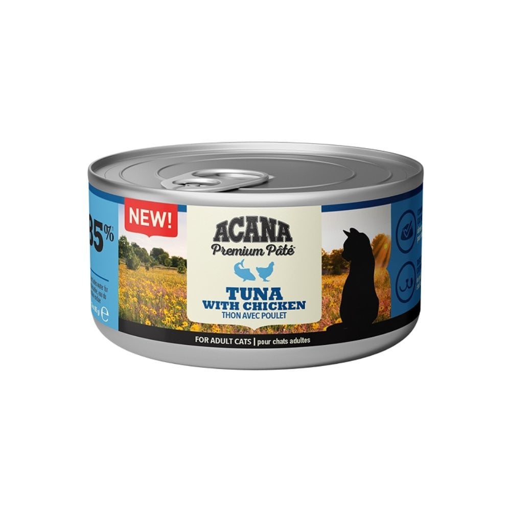 Acana Wet Atun y Pollo Comida Humeda Natural 85g Gato Comida húmeda para gatos Patitas&co