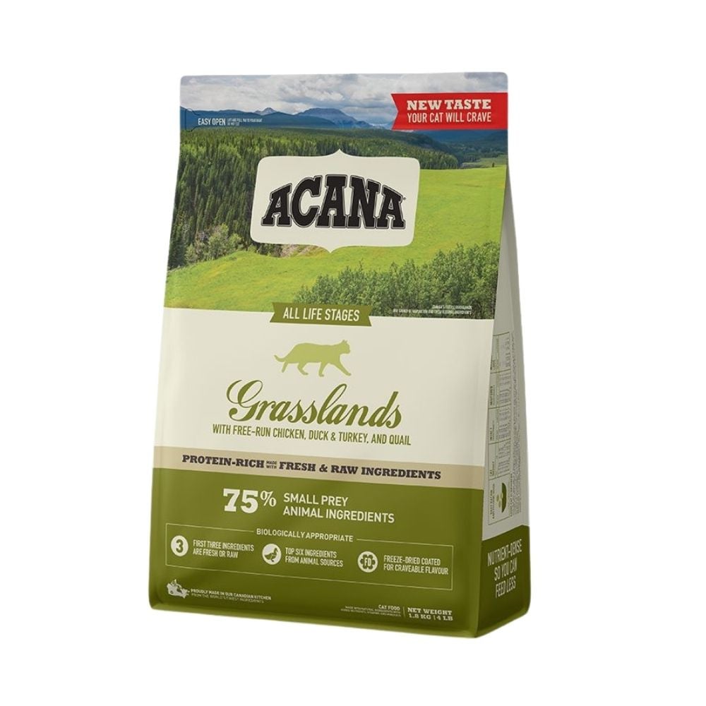 Acana Grasslands Pienso Natural Gatos sin cereales para Gato Pienso para gatos Patitas&co