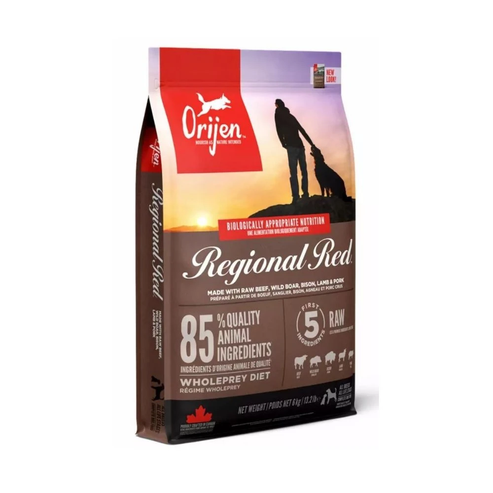 Orijen Regional Red Pienso alto en proteina Perros Pienso para Perros Patitas&co
