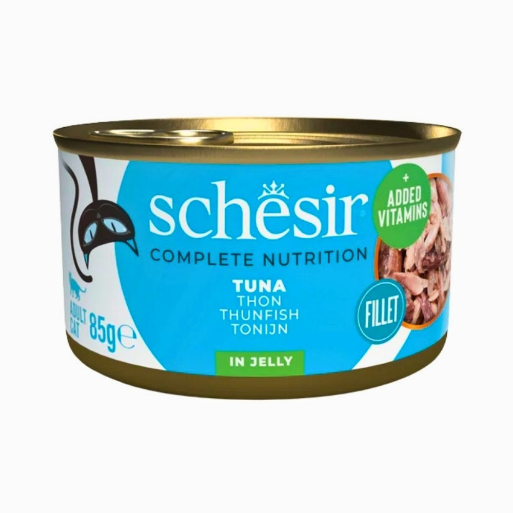 Schesir Lata Atun en Gelatina para Gato Comida húmeda para gatos Patitas&co Schesir Lata Atun en Gelatina para Gato Comida húmeda para gatos Patitas&co