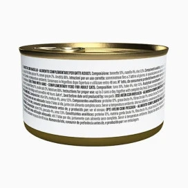 Schesir Lata Atun y Merluza en Gelatina para Gato Comida húmeda para gatos Información e Ingredientes Patitas&co