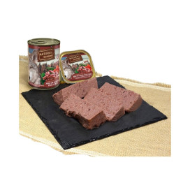 Lata Jabalí con Calabacín Tomate y Eneldo para Perro 400g Comida húmeda para Perros Patitas&co