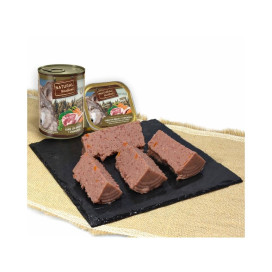 Natural Woodland Lata Ganso con Brócoli y Zanahorias para Perros 400g Comida húmeda para Perros Patitas&co
