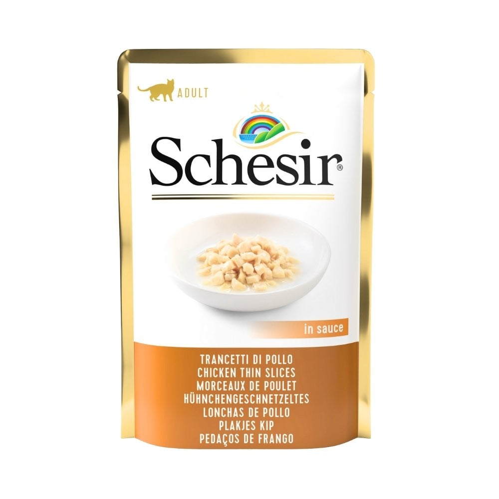 Schesir Sobre Lonchas de Pollo en Salsa para Gato Patitas&co Patitas&co