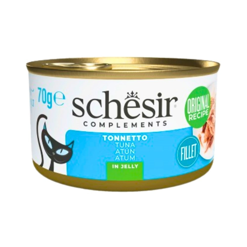 Schesir Comida Húmeda Complementaria de Atún para Gatos Comida húmeda para gatos Patitas&co Schesir Comida Húmeda Complementaria de Atún para Gatos Comida húmeda para gatos Patitas&co