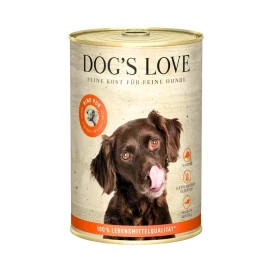 Dogs Love Lata Cocinada Filosofia BARF Puro Ternera 400g Perro Comida Cocinada para Perro Patitas&co