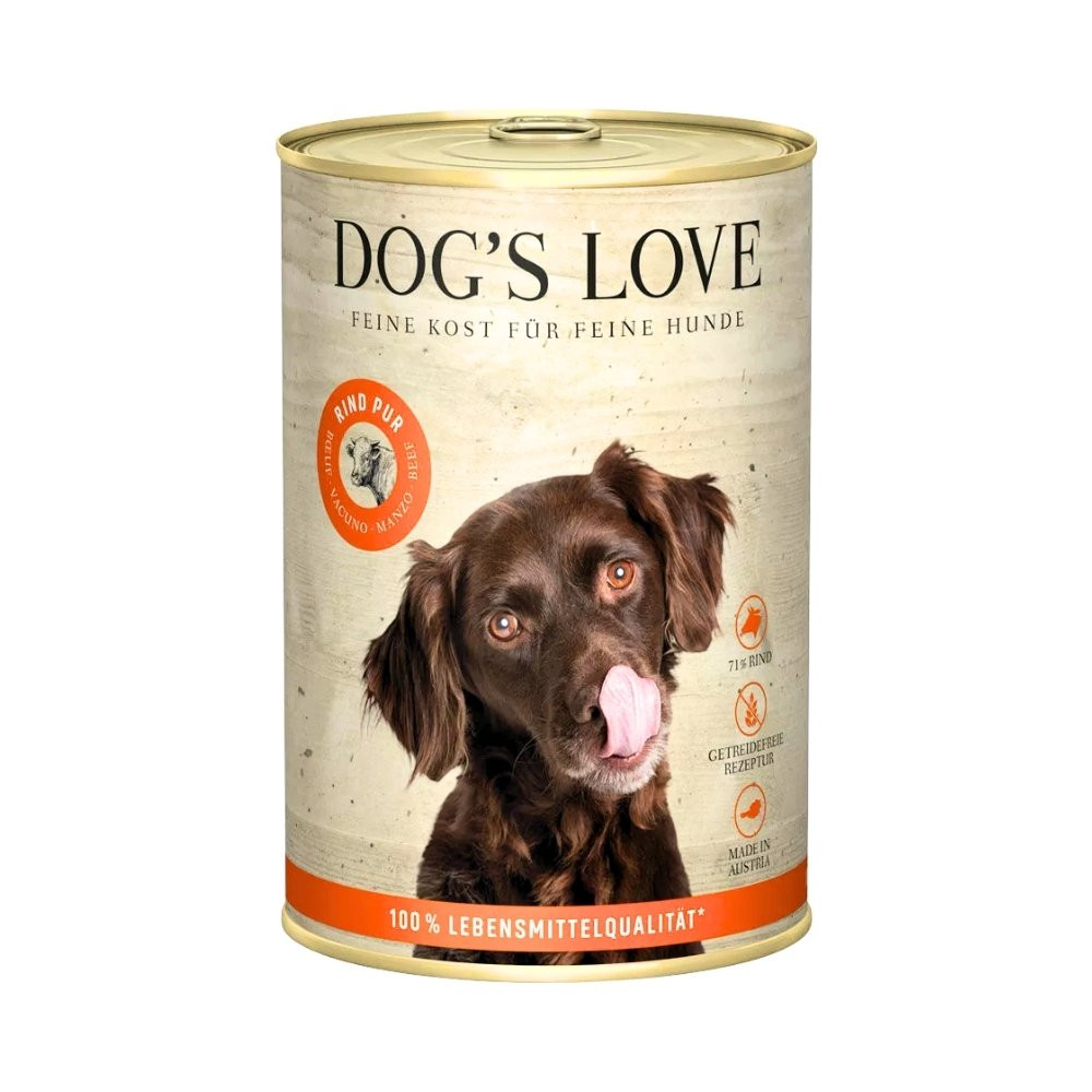 Dogs Love Lata Cocinada Filosofia BARF Puro Ternera 400g Perro Comida Cocinada para Perro Patitas&co Dogs Love Lata Cocinada Filosofia BARF Puro Ternera 400g Perro Comida Cocinada para Perro Patitas&co