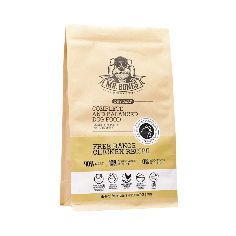  Mr. Bones Dieta BARF Deshidratada Pollo de Corral para Perro