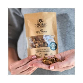 Mr. Bones Snacks Lomo de Cerdo Ibérico deshidratado Snacks Saludables para Perros Patitas&co
