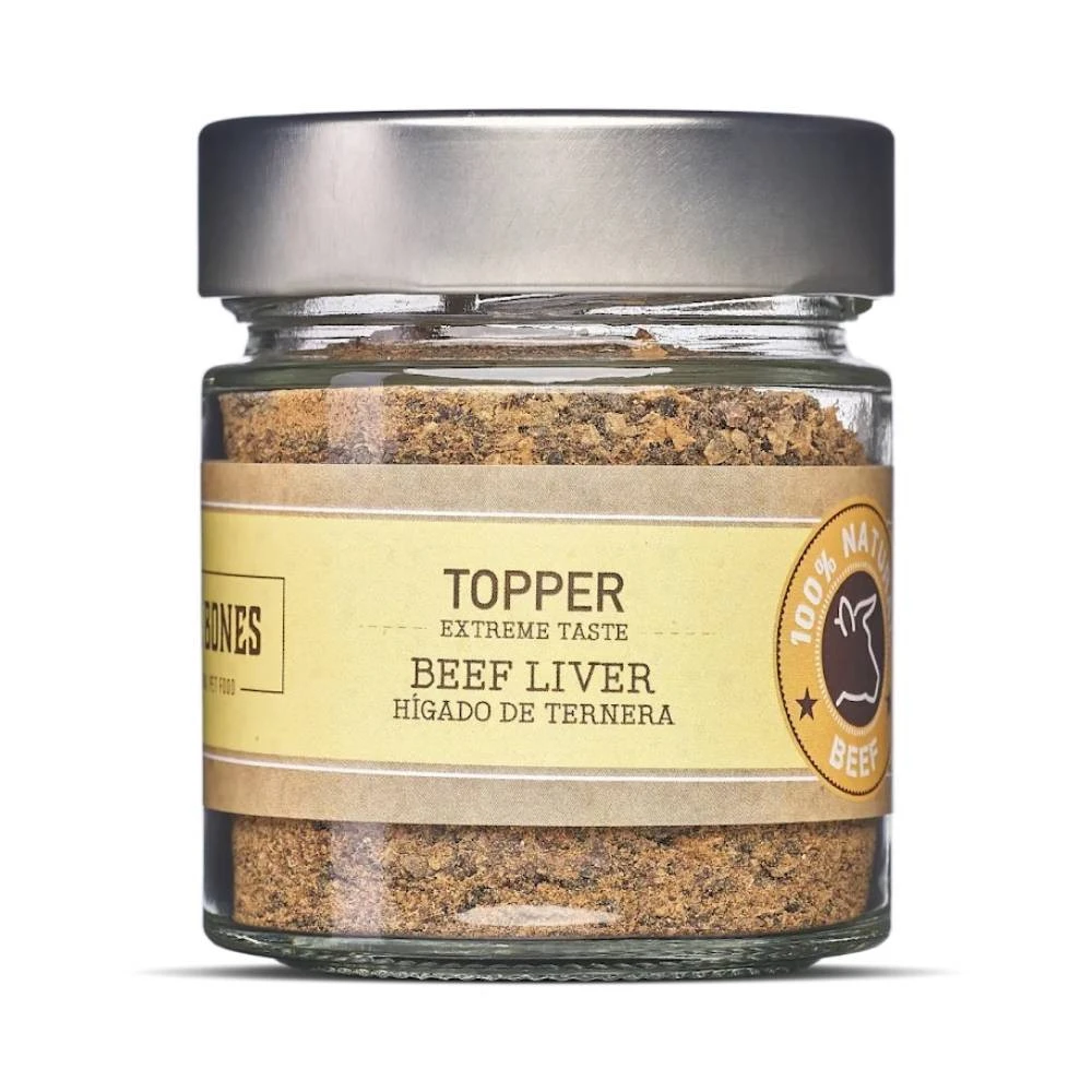 Mr. Bones Topper Natural de Hígado de Ternera Caldos y Toppers para Perros Patitas&co