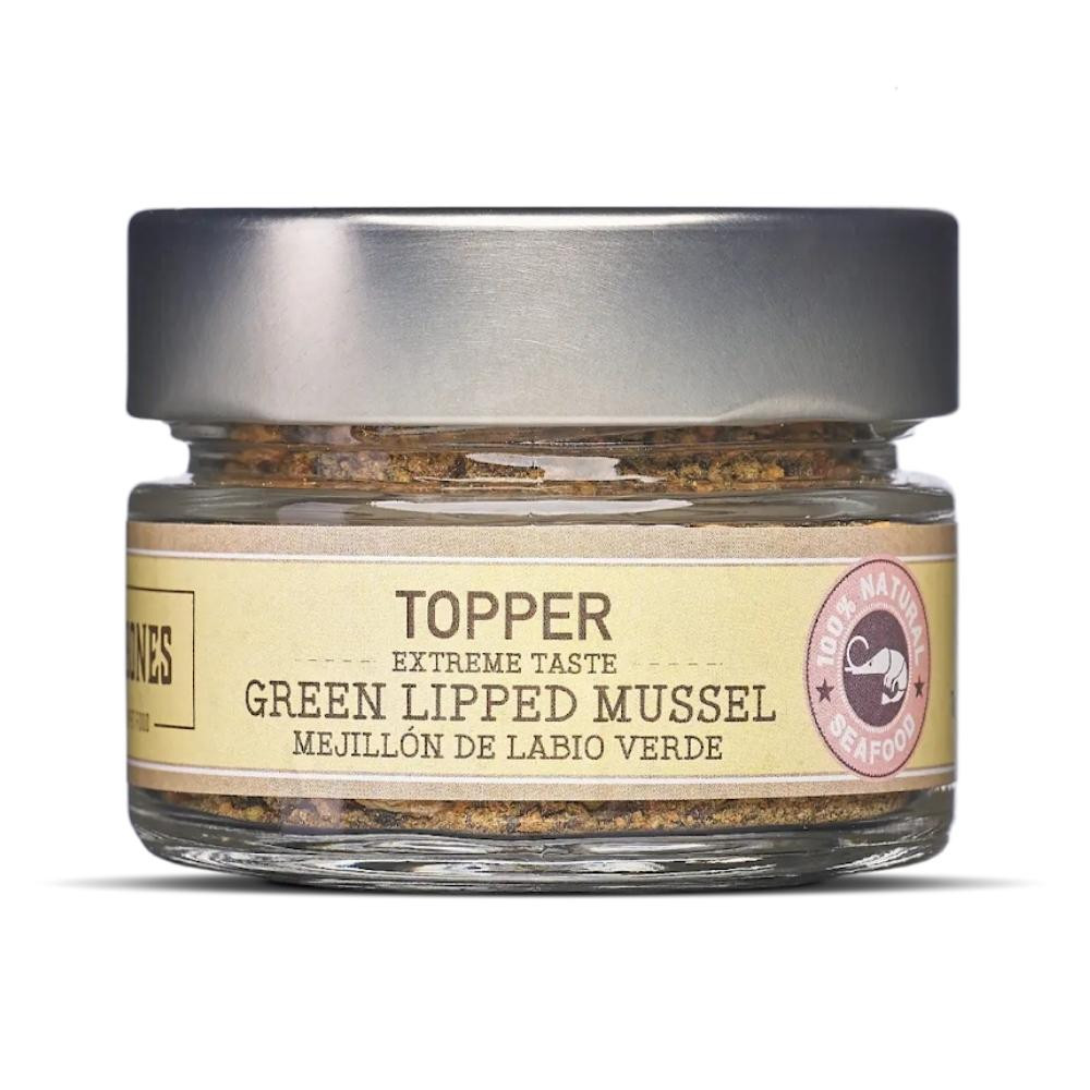 Mr. Bones Topper Natural Mejillon de labio verde