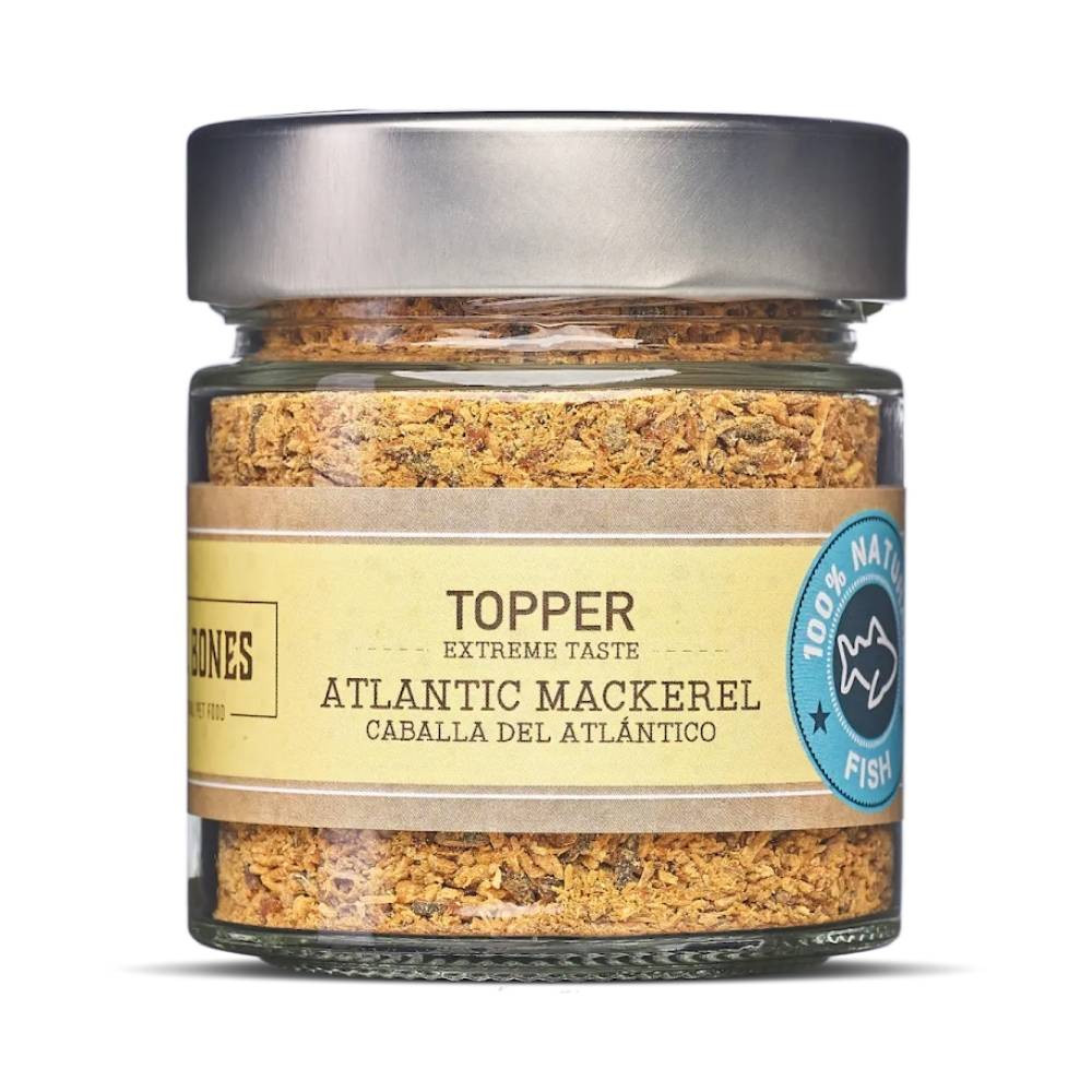 Mr. Bones Topper Natural de Caballa del Atlántico Caldos y Toppers para Perros Patitas&co Mr. Bones Topper Natural de Caballa del Atlántico Caldos y Toppers para Perros Patitas&co
