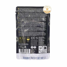 Cats Love Sobre Puro Pollo para Gato Comida húmeda para gatos Parte Trasera Información e Ingredientes Patitas&co