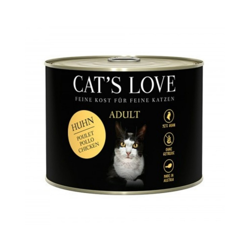 Cats Love Lata Puro Pollo para Gato Comida húmeda para gatos Patitas&co Cats Love Lata Puro Pollo para Gato Comida húmeda para gatos Patitas&co