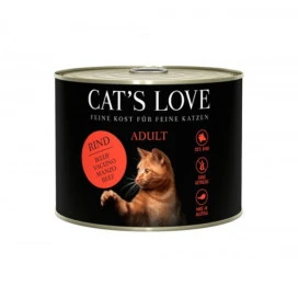 Cats Love Lata Puro Ternera para Gato Comida húmeda para gatos Portada Paté para Gato Patitas&co
