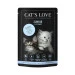 Cats Love Sobre de Ternera para Gato Junior