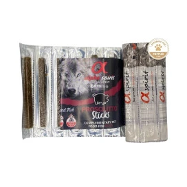 Alpha Spirit Snack Ristra de Prosciutto (16 barritas) para Perro Snacks Saludables para Perros Patitas&co