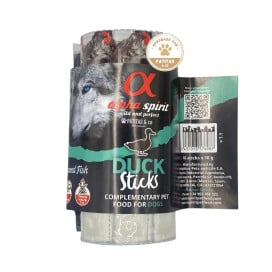 Alpha Spirit Snack Ristra Pato (16 barritas) para Perros Snacks Saludables para Perros Información Patitas&co