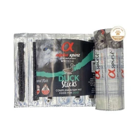 Alpha Spirit Snack Ristra Pato (16 barritas) para Perros Snacks Saludables para Perros Formato Completo Patitas&co