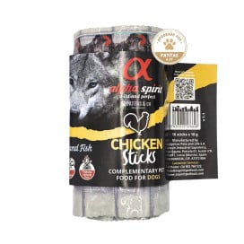 Alpha Spirit Ristra Sabor a Pollo (16 barritas) para Perros Snacks Saludables para Perros Informacion Patitas&co