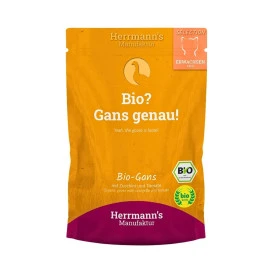 Herrmann´s Sobre Bio de Ganso para Gato Comida húmeda para gatos Patitas&co