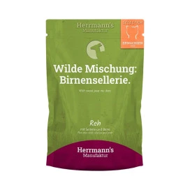 Herrmann´s Sobre Bio de Ciervo para Gato Comida húmeda para gatos Patitas&co