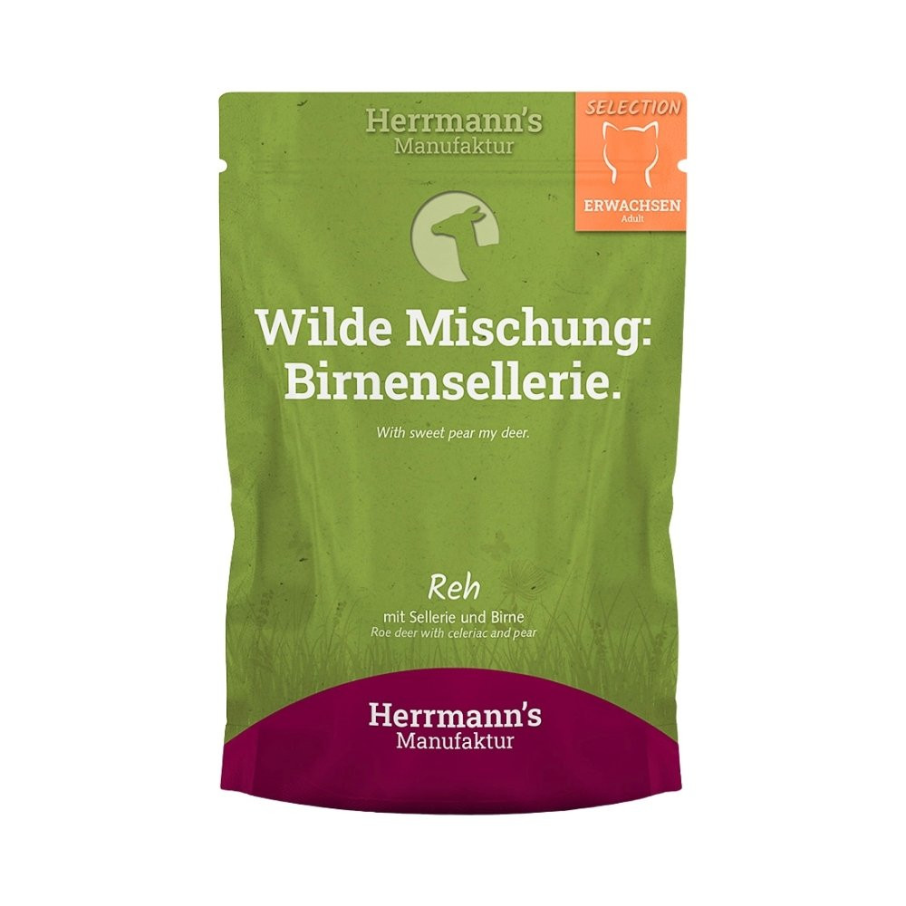 Herrmann´s Sobre Bio de Ciervo para Gato Comida húmeda para gatos Patitas&co Herrmann´s Sobre Bio de Ciervo para Gato Comida húmeda para gatos Patitas&co