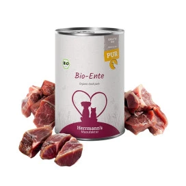 Herrmann´s Lata Puro de Pato Comida húmeda para Perros Patitas&co