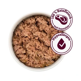 Herrmann´s Lata Puro de Pato Comida húmeda para Perros Patitas&co
