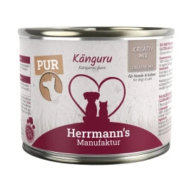 Herrmann´s Lata Puro Canguro Comida húmeda para Perros Patitas&co
