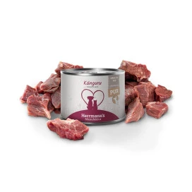 Herrmann´s Lata Puro Canguro Comida húmeda para Perros Patitas&co