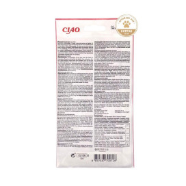 Churu Snack Natural de Atún con Salmón (4x14g) para Gatos Snacks para Gatos Ingredientes e Información Patitas&co