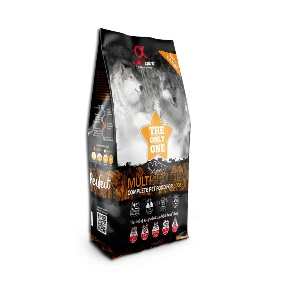 Alpha Spirit The Only One Multiprotein Pienso para Perro Pienso para Perros Patitas&co