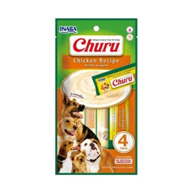 Churu Snack Natural de Pollo (4x14g) para Perros Snacks Saludables para Perros Patitas&co