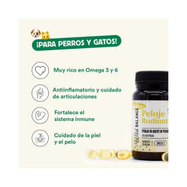 Wild Balance Pelaje Radiante (Cápsulas omega 3) Vitaminas para Perros y otros Suplementos Patitas&co Wild Balance Pelaje Radiante (Cápsulas omega 3) Vitaminas para Perros y otros Suplementos Patitas&co
