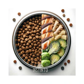 Instinto pollo de corral Pienso Natural Perros Pienso para Perros Patitas&co