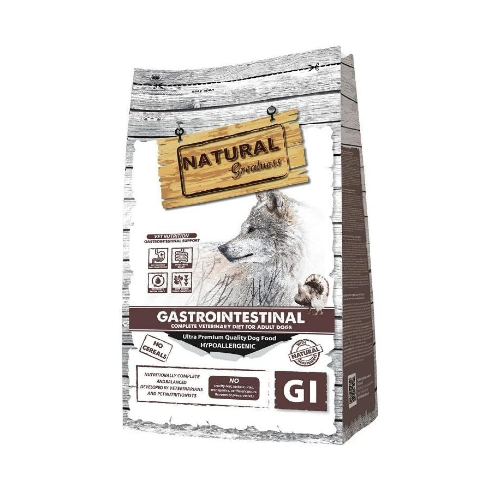 Natural Greatness VET Gastro-Intestinal Pienso Natural para Perros Pienso para Perros Patitas&co