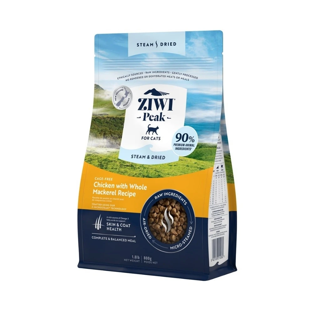 Ziwi Peak Steam & Dried Pienso de Pollo para Gato Pienso para Perros Patitas&co