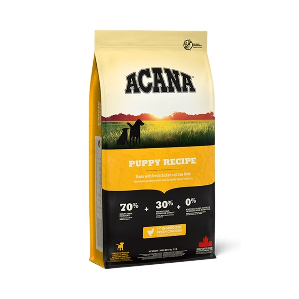 Acana Puppy Recipe Pienso Natural para Perros Cachorros Pienso para Perros Patitas&co