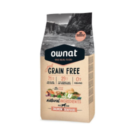 Ownat Just Salmón y Marisco Pienso Natural para Perro Pienso para Perros Patitas&co
