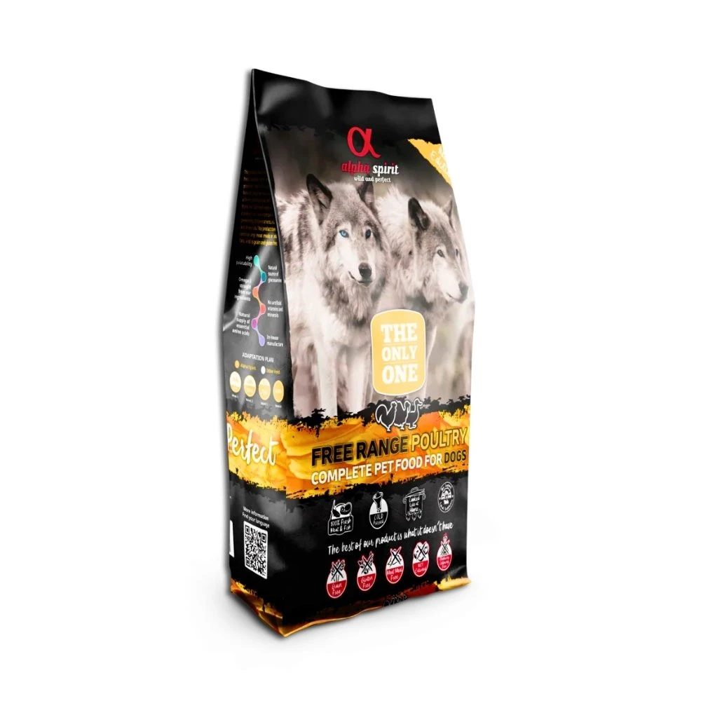 Alpha Spirit The Only One Pienso Natural de Aves para Perros Pienso para Perros Patitas&co