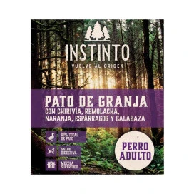 Instinto Pienso Natural de Pato de Granja para Perro Pienso para Perros Patitas&co